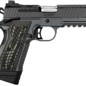 Kimber Mfg.,inc 3100016 KDS9C  9mm 15+1 4.09" KimPro Gray Front and Rear Serrations Stainless Steel OD Green G-10 Grip
