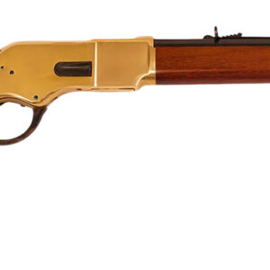 Cimarron CA221 1866 Yellowboy Short 38 Special 10+1 20" Blued Octagon Barrel, Brass Receiver, Fixed Walnut Stock