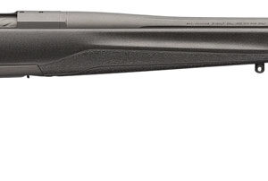 Browning 035459294 X-Bolt Pro Tungsten 6.5 PRC 3+1 24" Fluted & Lapped Barrel With Muzzle Brake, Spiral Fluted Bolt, Tungsten Gray Cerakote, Textured Grip Paneled Carbon Fiber Stock