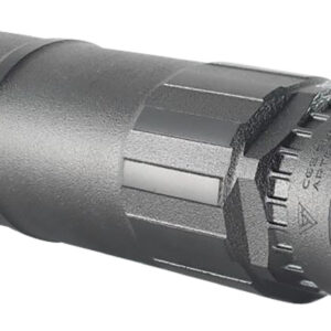 CGS Suppressors CGSHELIOSQDTI Helios QD 36 Cal 1.75" Diameter, Titanium with Black PVD Finish, 5/8"-24 tpi & 1/2"-28 tpi Thread Pattern