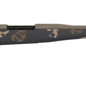 Fierce Firearms TWROG7PRC20BRS Twisted Rogue 7mm PRC 20" Smoked Bronze Cerakote Steel Threaded Barrel, Drilled & Tapped Steel Receiver LR Negative Comb, Sonora Ambush Camo Carbon Fiber Stock
