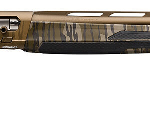 Browning 011743205 Maxus II Wicked Wing 12 Gauge 3.5" 4+1 26" Burnt Bronze Cerakote Barrel & Receiver, Mossy Oak Bottomland Synthetic Stock With SoftFlex Cheek Pad & Overmolded Grip Panels
