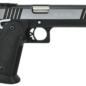 TriStar 85674 SPS Pantera 1911 9mm Luger 18+1, 5" Stainless Steel Barrel, Black Chrome Serrated Steel Slide, Black Steel Frame w/Beavertail, Black Polymer Grip
