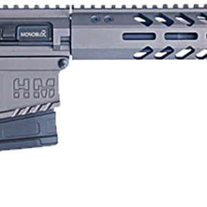 HM Defense HM10243 Titan  243 Win 10+1 20" Black Cerakote Match Grade Barrel, Tungsten Gray Cerakote 14" Picatinny Rail Aluminum Receiver, Black Synthetic Mil-Spec HM Stock, Black Polymer Grip