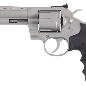 CLT PYTHON 357MAG 5 MATTE SS RUBBER BLEM