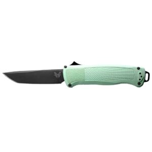 BENCHMADE Shootout OTF AUTO Knife 3.51" Tanto Blade - Sea Foam Grivory Handles | 5370BK-03