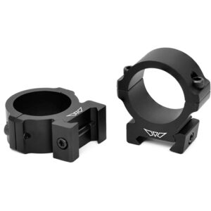 Warne Vapor Low Horizontal Matte Rings, 1in, V600M V600M