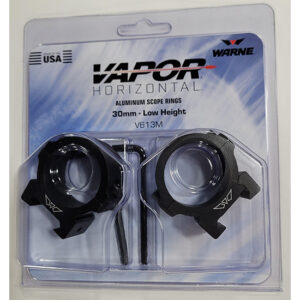 Warne Vapor Low Horizontal Matte Rings, 30mm, V613M V613M