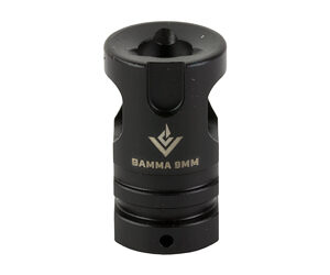 VG6 Precision Gamma Muzzle Device, AR-15, 9mm Luger, 1.75 in, 1/2x28, Nitride Black, APVG200027A APVG200027A