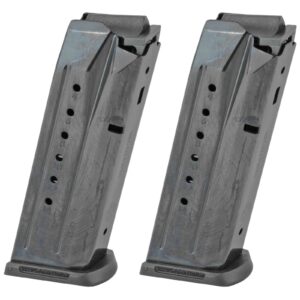 Ruger Security 9 Magazine, 9mm, 15 Rd. Black, 2-Pack 90684