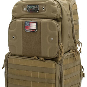 GPS Bags T1913BPT Tactical  Tan 1000D Polyester 4 Handguns