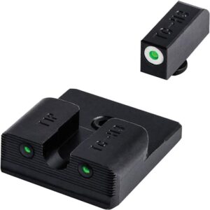 TruGlo Tritium Pro Handgun Sight Set for Taurus Millennium G2, Slim 709,740, White Focus Lock Ring, TG231T2W TG231T2W