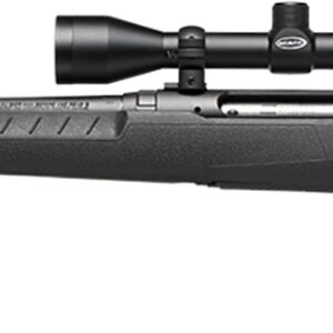 Savage Arms 32014 Axis XP Combo 243 Win 4+1 22" Matte Black Button Rifled Barrel, Matte Black Drilled & Tapped Carbon Steel Receiver, Fixed Sporter Black Synthetic Stock, Weaver 3-9x40mm, Left Hand
