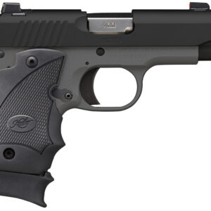 Kimber Mfg.,inc 3300246 Micro 9 MC TP 9mm 7+1 3.65" KimPro Black Stainless Steel Slide KimPro Gray Black Hogue Rubber Wraparound Grip