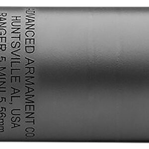 ADVANCED ARMAMENT COMPANY 65042 Silencer Ranger 5 Mini 5.56mm 1.50" Black 17-4 Stainless Steel 718 Inconel 1.375"x24