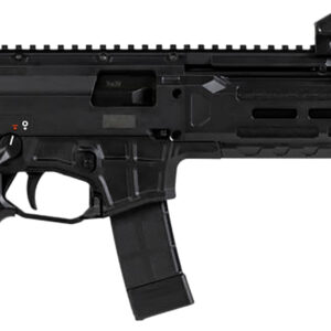 CZ-USA 91431 Scorpion 3+  9mm Luger 20+1 7.80" Black Threaded Barrel & Black Polymer Frame, Black Polymer Grip