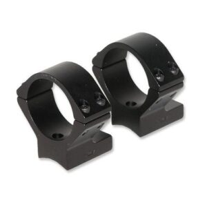 Talley Lightweight Alloy Scope Mounts - Black Anodized - 30mm - Low Ruger American Savage w/Accutrigger Steven 200 Stiller Predator TC Venture | 730725