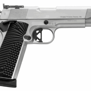 Charles Daly 1911 Empire 45ACP 5" 8RD Chrome/Black G10 Grips 440.147