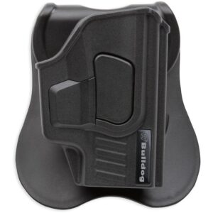 Bulldog Rapid Release Holster with Paddle for Taurus GX4 Black RH | RR-TGX4