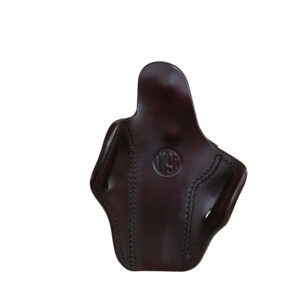 1791 Gunleather ORBH1SBRR BH1 Optic Ready OWB Size 01 Signature Brown Leather Belt Slide Fits 5" 1911 Right Hand | OR-BH1-SBR-R