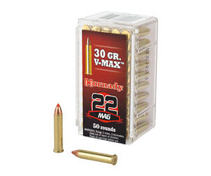 HORNADY 22MAG 30R V-MAX 10x 50RD 500RD CASE 83202-CASE