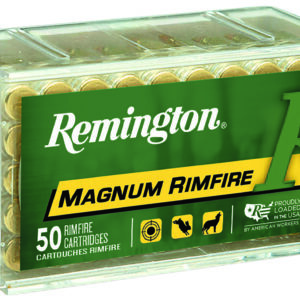 Remington Ammunition 21170 Magnum Rimfire 22WMR 40gr Jacketed Hollow Point 50 Per Box