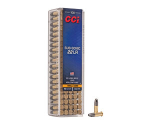 CCI 22 SUBSONIC 40GR HP 100