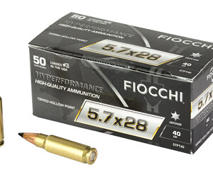 Fiocchi Hyperformance Defense Handgun Ammunition 5.7x28mm 40gr THP 1750 fps 50 Rounds 57PT40