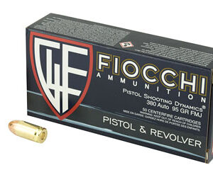 FIOCCHI 380ACP 95GR FMJ 50