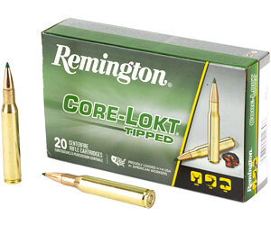 Remington .270 Winchester 130 Grains Core-Lokt Tipped Brass Cased Centerfire Rifle Ammo 20 Rounds 29019 29019