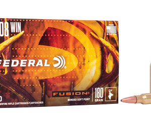Federal Fusion Ammo 308 Winchester 180gr Bonded Bt - 308 Winchester 180gr Bonded Bt 20/Box F308FS3