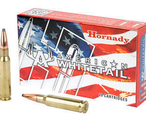 Hornady, American Whitetail, .308 Winchester, InterLock SP, 165 Grain, 20 Rounds 80904
