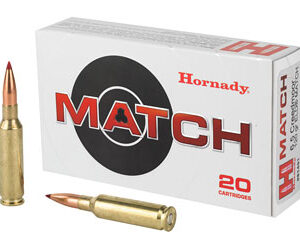 Hornady Match 6.5mm Creedmoor 120 grain Extremely Low Drag Match Brass Cased Centerfire Rifle Ammo 20 Rounds 81491 81491