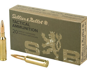Sellier & Bellot Tactical Rifle Ammunition 6.5 Creedmoor 140 gr FMJBT 2657 Fps 20/ct SB65A
