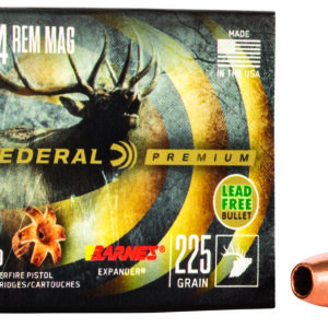 Federal P44XB1 Premium 44RemMag 225gr Barnes Expander BRX 20 Per Box