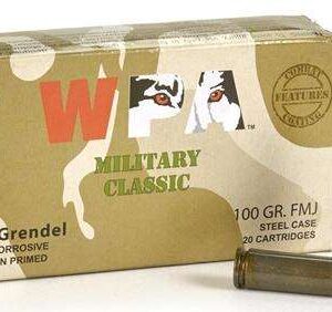 Wolf Performance Military Classic 6.5 Grendel Ammunition 20 Rounds FMJ 100 Grain