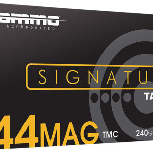 Ammo Inc 44240TMCA50 Signature 44Rem Mag 240gr Total Metal Case 50 Per Box/20 Case