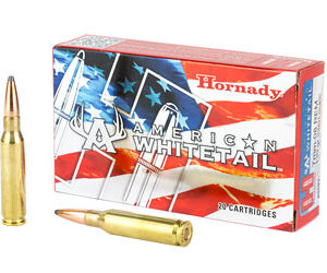 Hornady American Whitetail, 7mm-08 Remington, InterLock SP, 139 Grain, 20 Rounds 8057