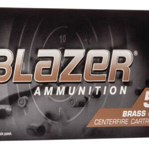 CCI 5220 Blazer Brass Handgun 40S&W 180gr Full Metal Jacket 50 Per Box/20 Case