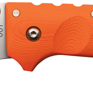 Cold Steel CS30URY Ultimate Hunter  3.50" Folding Drop Point Plain American S35VN Blade/5" Orange G10 Handle Includes Belt Clip