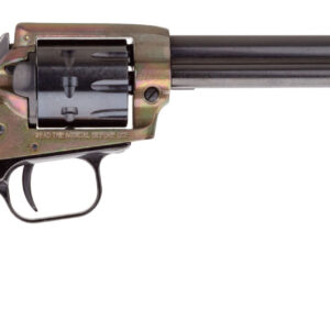 Heritage Mfg RR22999CH6 Rough Rider  22 LR 9 Shot, 6.50" Black Steel Barrel, Simulated Case Hardened Zinc Alloy Frame, Black Cylinder, Cocobolo Grip, Hammer/Thumb Safety, Exposed Hammer