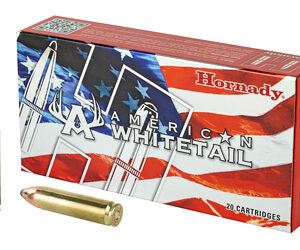 Hornady American Whitetail Rifle Ammunition .450 Bushmaster 245 gr Interlock SP 2200 fps 20/ct 82242