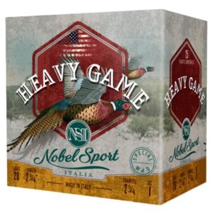 Nobel Sport Heavy Field Shotshells 20 ga 2-3/4" 1 oz 1165 fps #6 25/ct