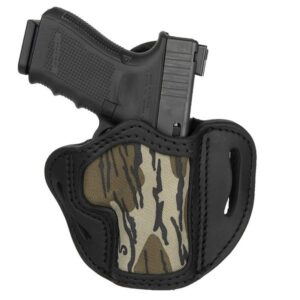 1791 GUNLEATHER MOSSY OAK BELT HOLSTER SIZE 2.1 BLACK RH FITS OFFICER 1911/GLOCK 1719 | MOBH-2.1-SBL-R