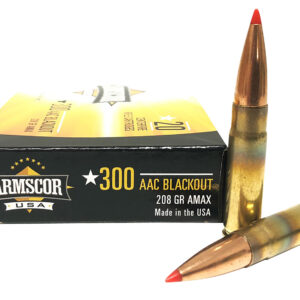 Armscor Rifle Ammunition .300 Blackout 208 gr AMAX 1150 fps 20/ct