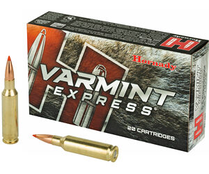 Hornady Varmint Express Rifle Ammunition 6.5 Creedmoor 95gr V-max 3300 fps 20/ct 81481