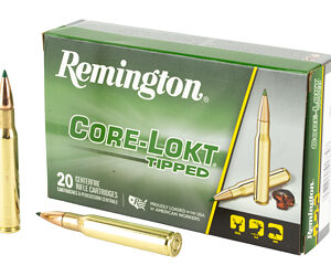 Remington .30-06 Springfield 165 Grains Core-Lokt Tipped Brass Cased Centerfire Rifle Ammo 20 Rounds 29035 29035