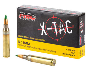 PMC X-TAC 62GR Green Tip 20RDx 50 5.56K 1000RD CASE PACK PM556KC