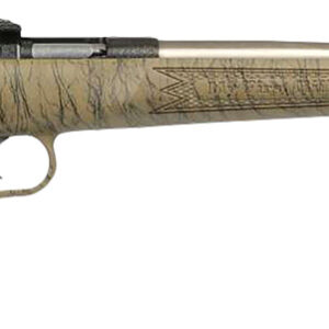 Crickett KSA2443 Gen2  Youth 22 LR 1rd 16.13" Stainless Single Shot Barrel, Stainless Steel Receiver, Tan w/Black Webbing Fixed Synthetic Stock