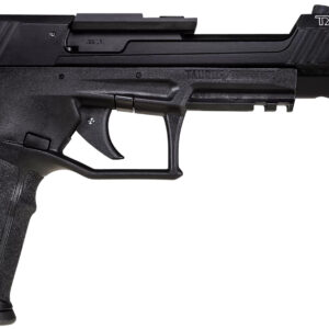 Taurus 1-TX22C151-T TX22 Competition 5.40" 16+1 (3) Black Polymer Frame Black Anodized Ported Aluminum Slide with Optics Mount Aggressive Textured Black Polymer Grip Includes Compensator